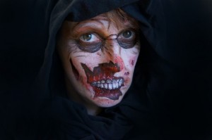 Stap voor Stap Schminkvoorbeeld The Zombie Look