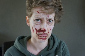 Stap voor Stap Schminkvoorbeeld The Zombie Look