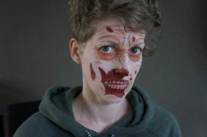 Stap voor Stap Schminkvoorbeeld The Zombie Look