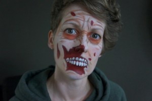 Stap voor Stap Schminkvoorbeeld The Zombie Look