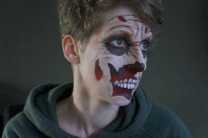 Stap voor Stap Schminkvoorbeeld The Zombie Look