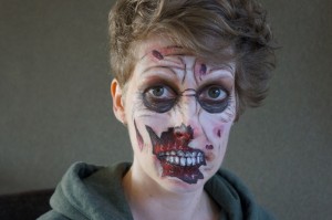 Stap voor Stap Schminkvoorbeeld The Zombie Look