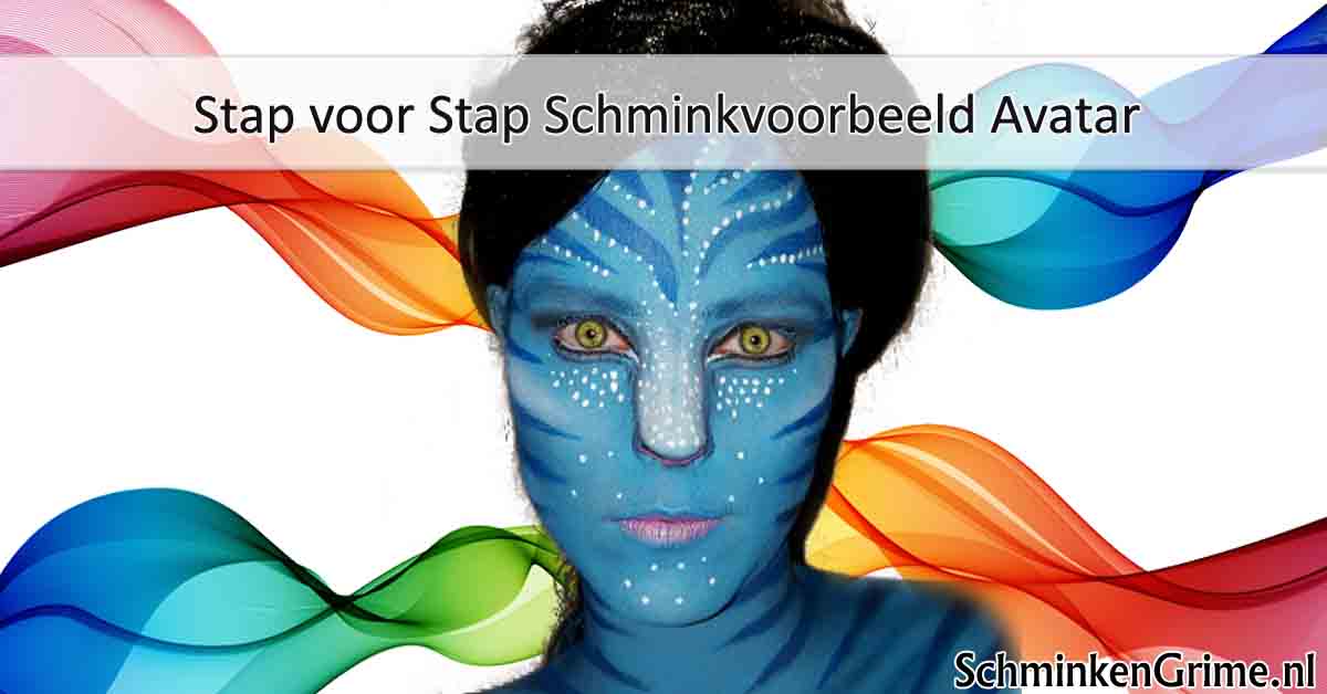 Stap voor Stap Schminkvoorbeeld Avatar