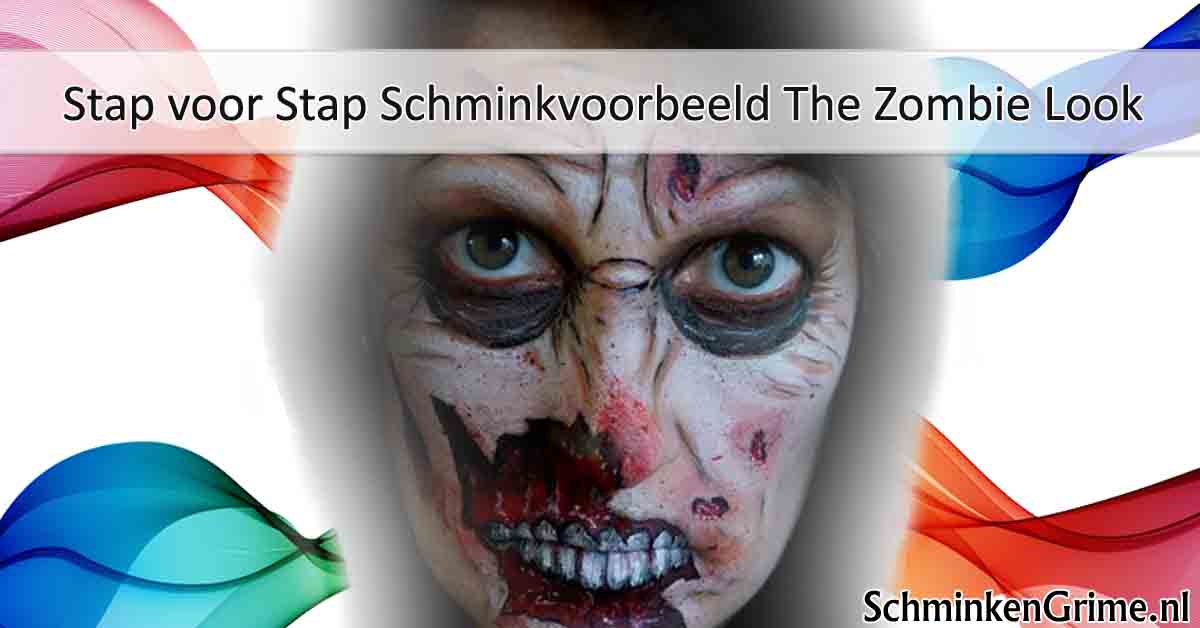 Stap voor Stap Schminkvoorbeeld The Zombie Look