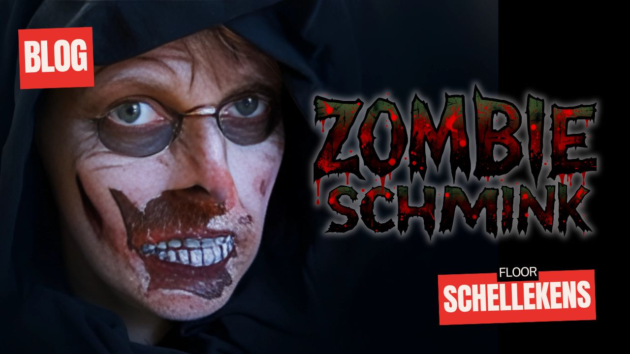 Stap voor Stap Schmink voorbeeld: Zombie Schmink met Waterschmink