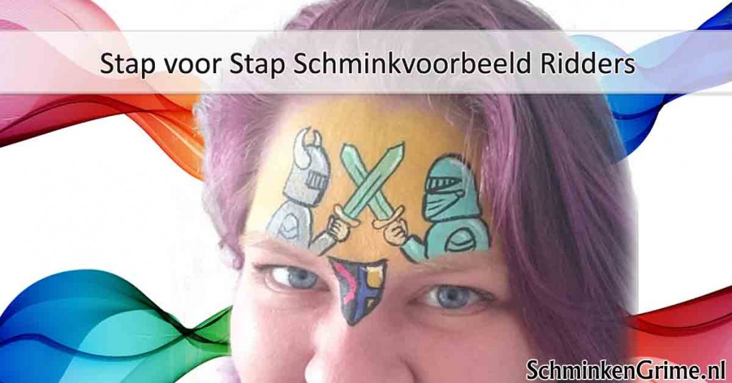 Stap voor Stap Schminkvoorbeeld Ridders