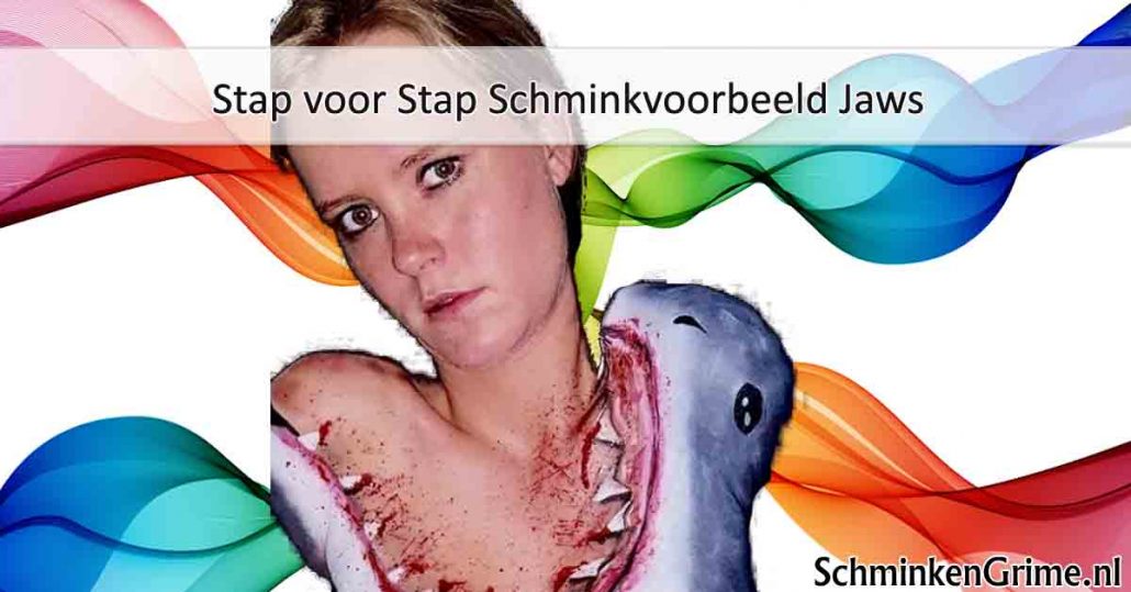 Stap voor Stap Schminkvoorbeeld Jaws