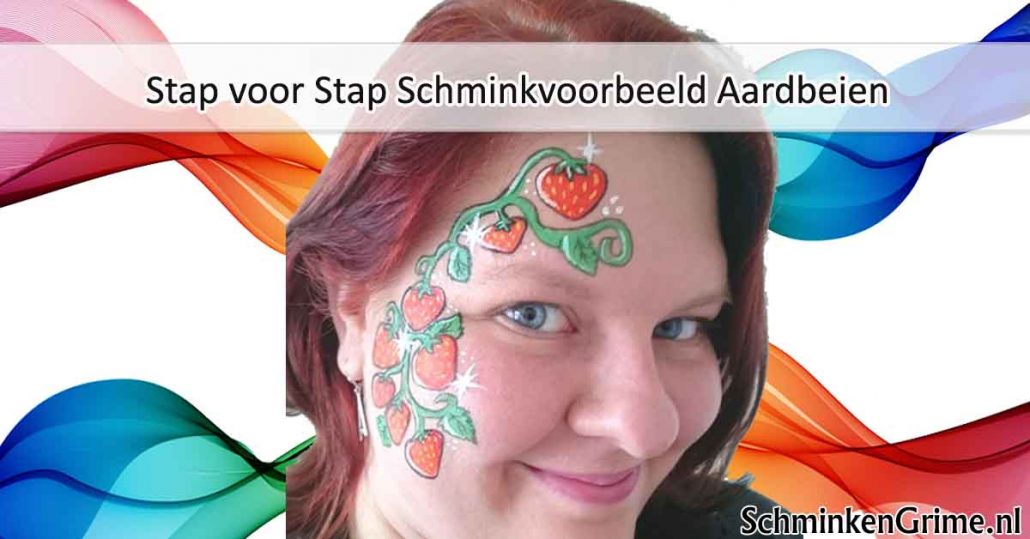 Stap voor Stap Schminkvoorbeeld Aardbeien