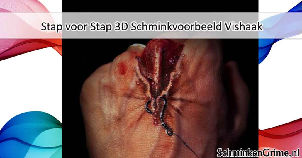 Stap voor Stap 3D Schminkvoorbeeld Vishaak