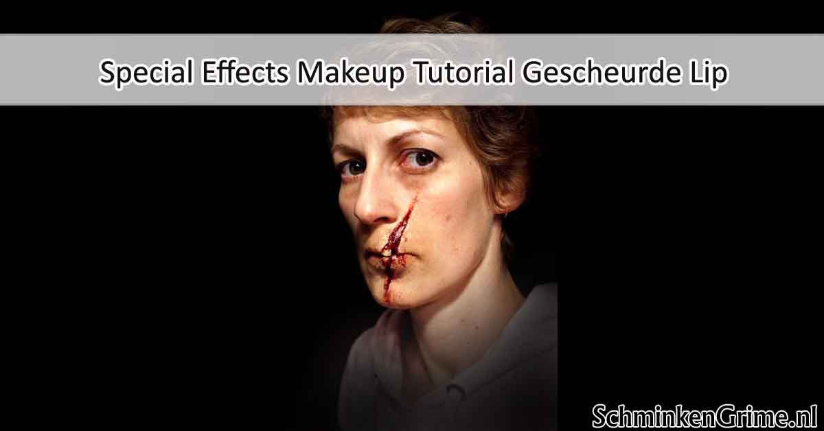 Special Effects Makeup Tutorial Gescheurde Lip