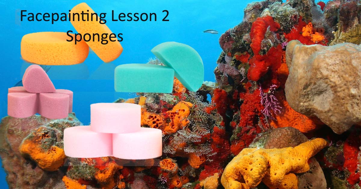Facepainting lesson 2 Sponges