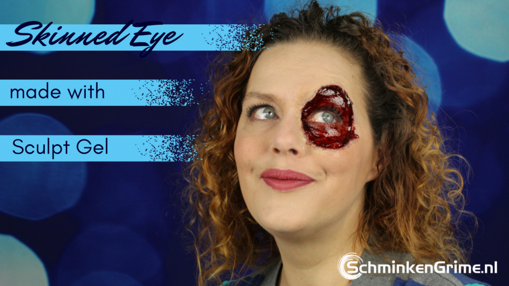 FX Makeup: Skinned Eye (made with Sculpt Gel)