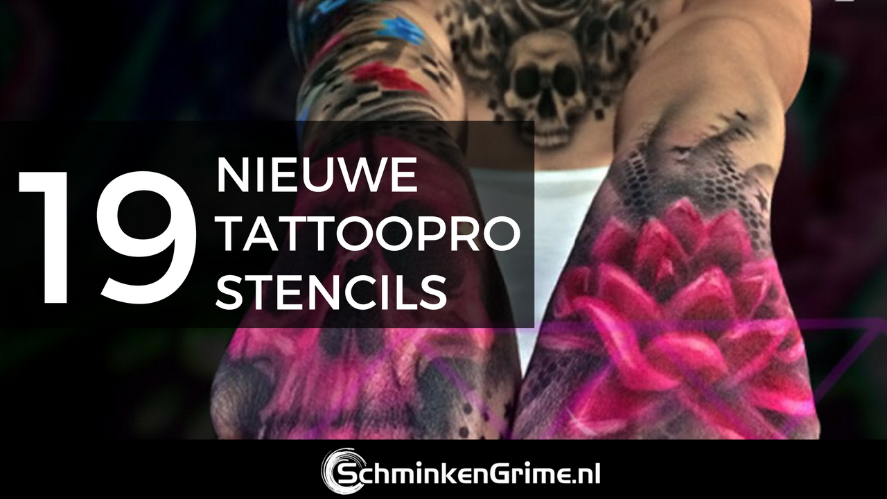 De Mooiste Tijdelijke Tatoeages met TattooPro Stencils! SchminkenGrime
