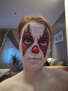 Schminkvoorbeeld Nursing Clown