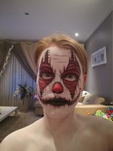 Schminkvoorbeeld Nursing Clown
