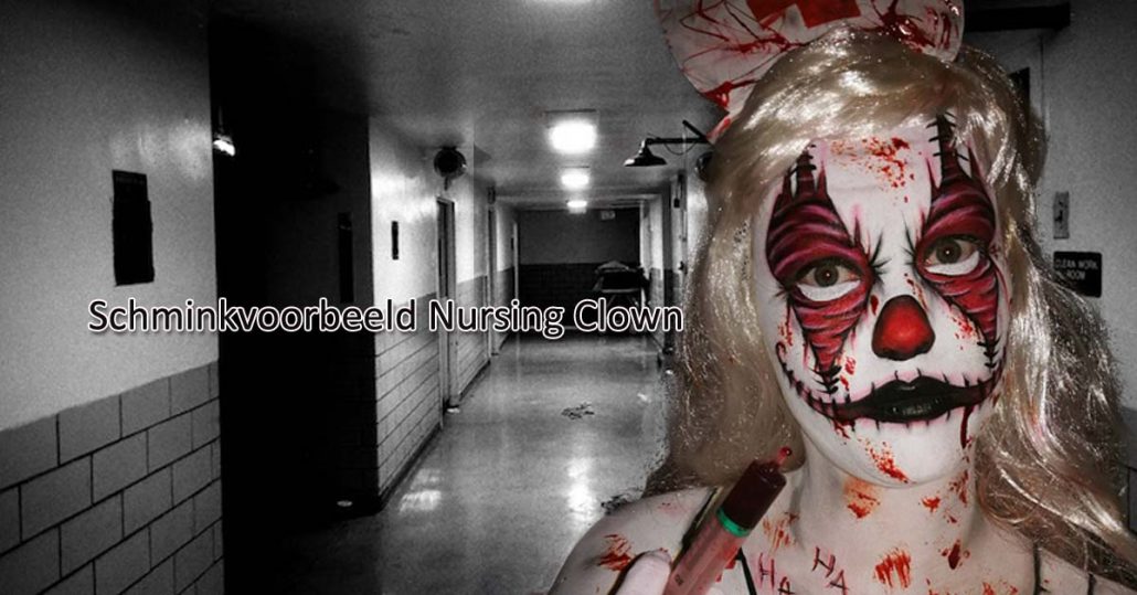 Schminkvoorbeeld Nursing Clown