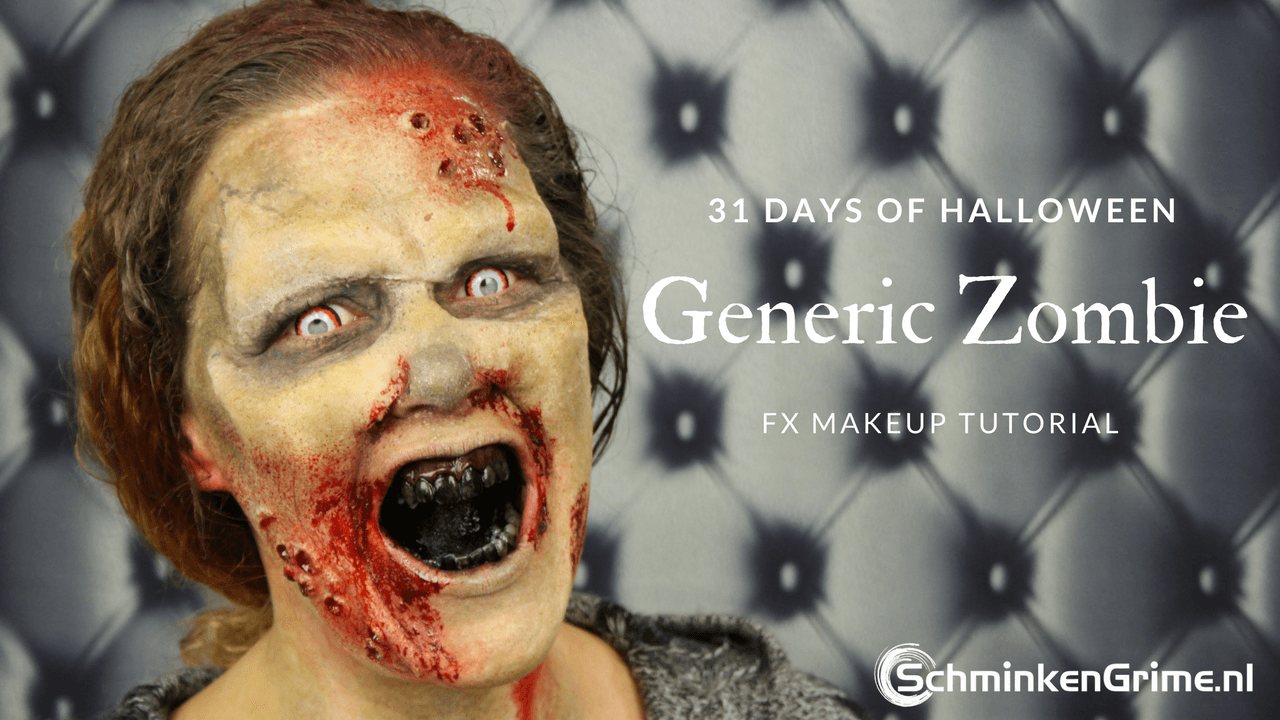 Generic Zombie Makeup Tutorial | Halloween Makeup | Video Tutorial