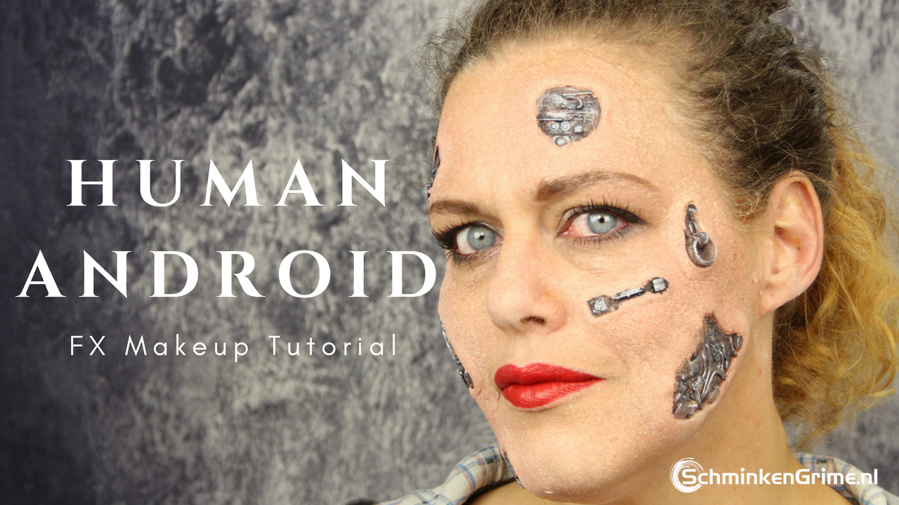 Human Android Makeup Tutorial | Robot Makeup | Video Tutorial