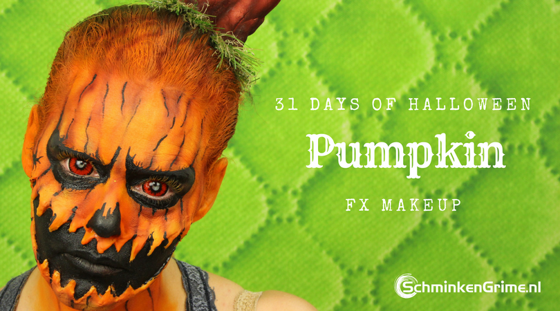 Pumpkin Makeup Tutorial | FX Makeup | 31 days of Halloween