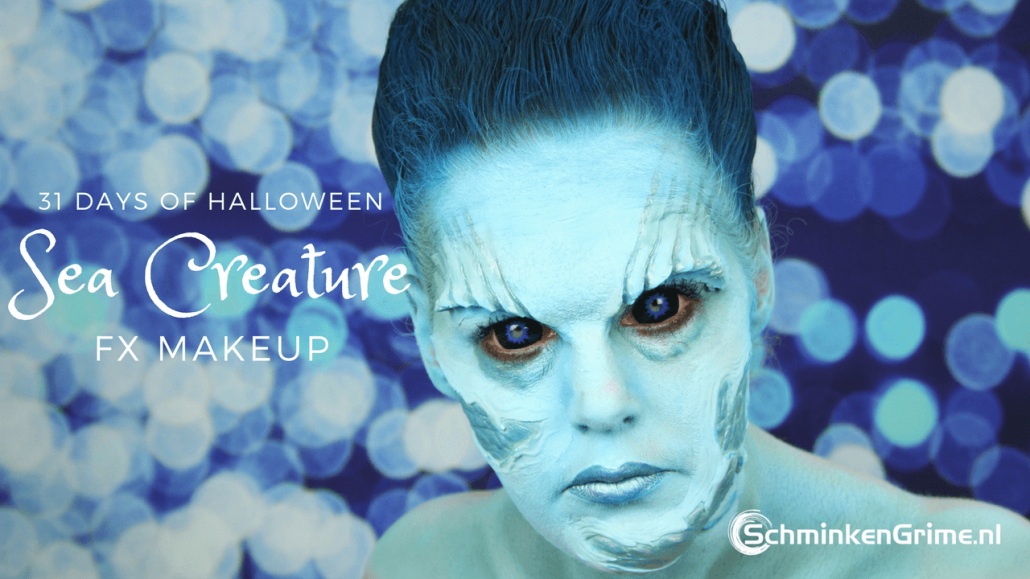 Sea Creature Makeup Tutorial | Video | 31 days of Halloween