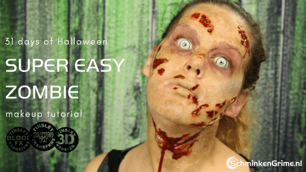 Easy Zombie Makeup Tutorial | Halloween Makeup | Video Tutorial