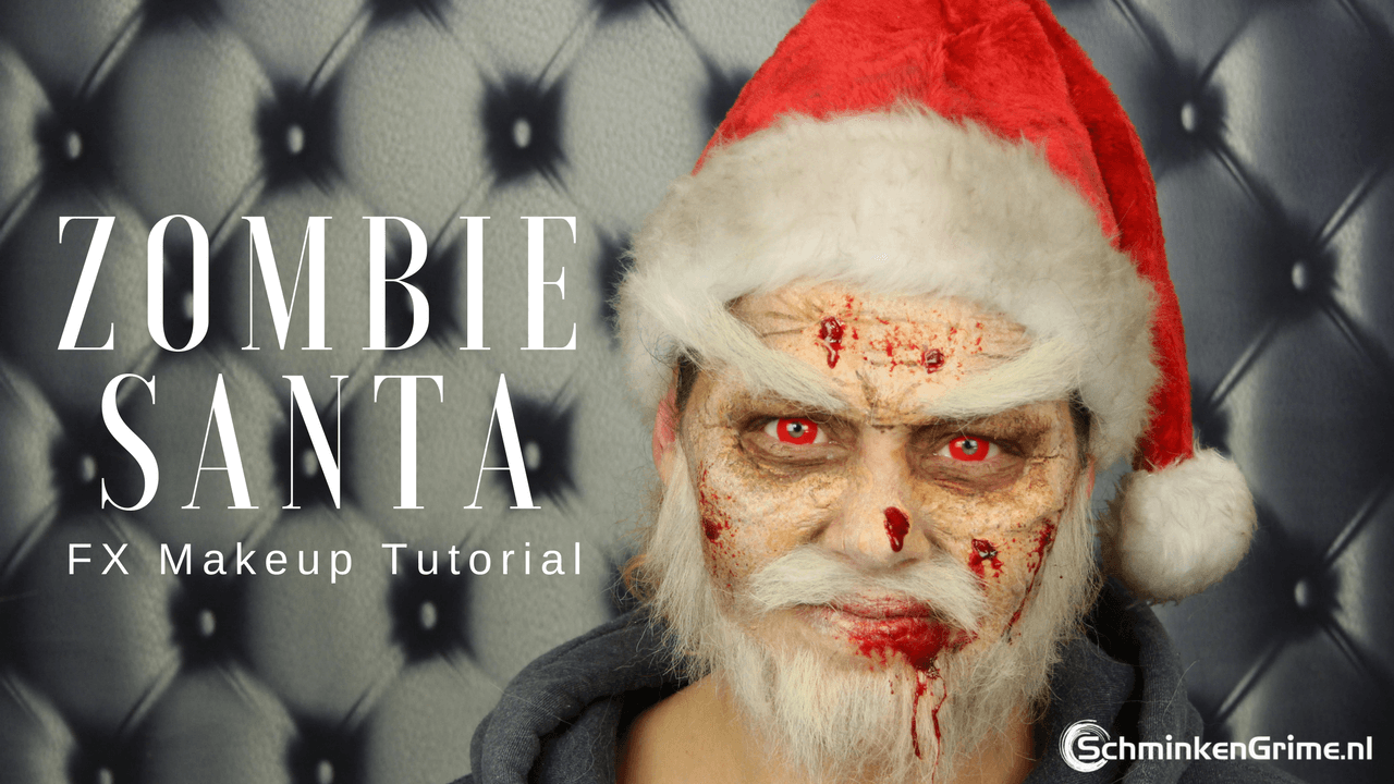 Zombie Santa FX Makeup Tutorial | Video Tutorial