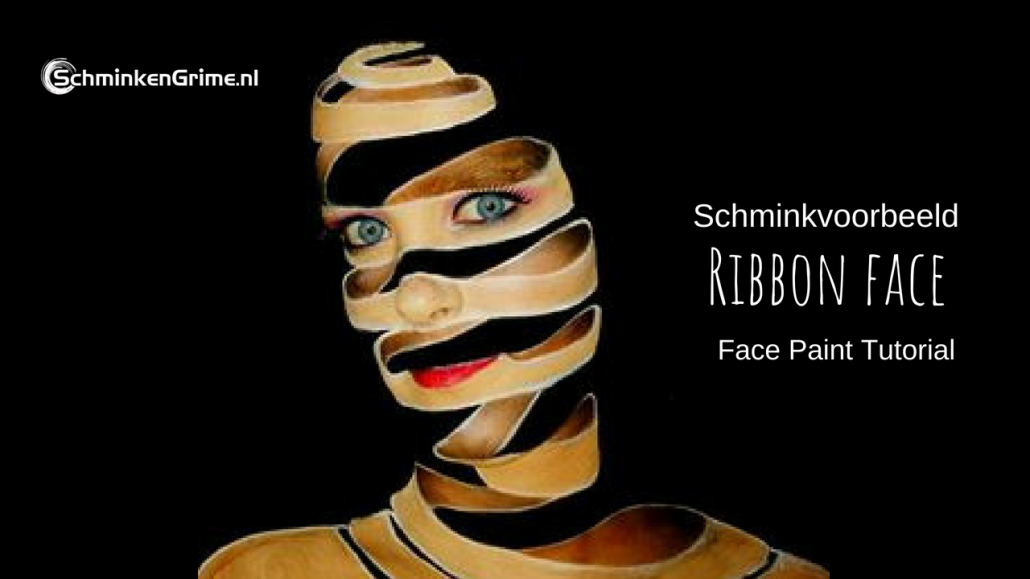 Schminkvoorbeeld Ribbon Face