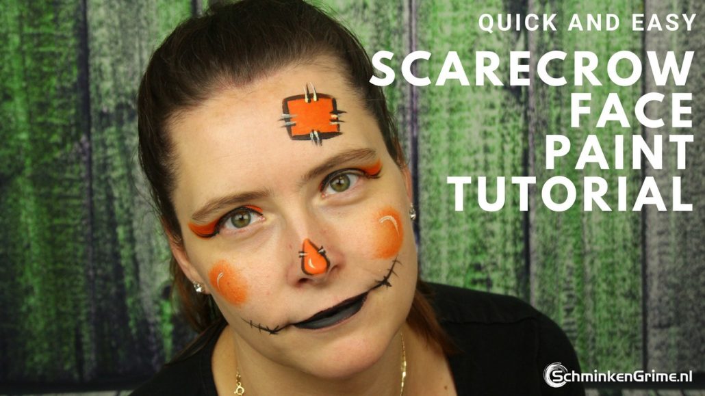 Snel en Makkelijk Schminkvoorbeeld ScareCrow | Video Tutorial