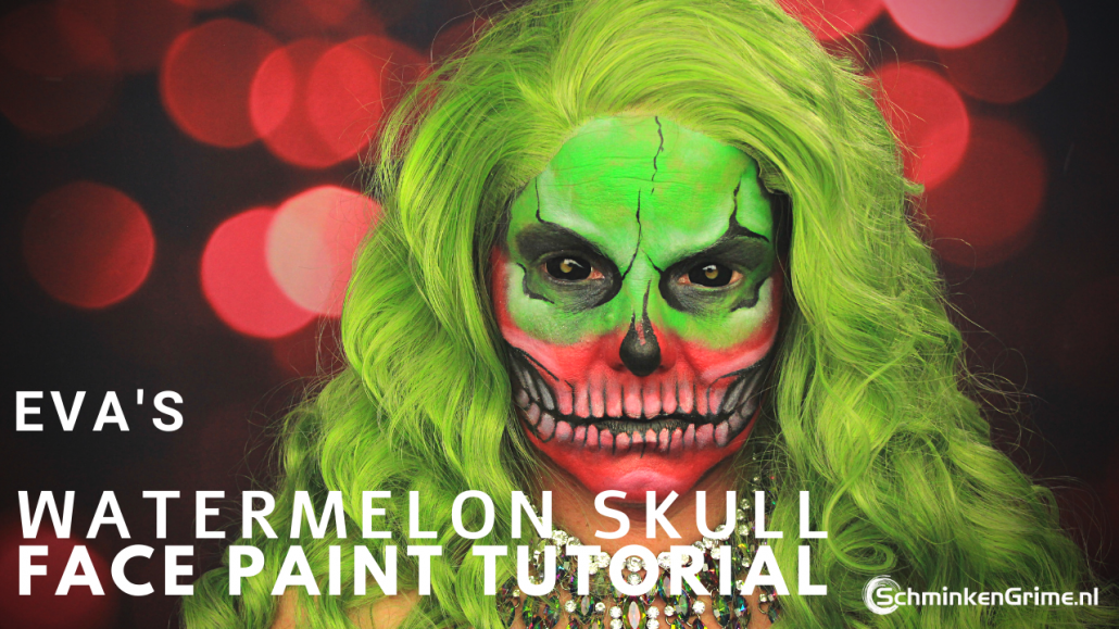 Watermelon Skull Tutorial