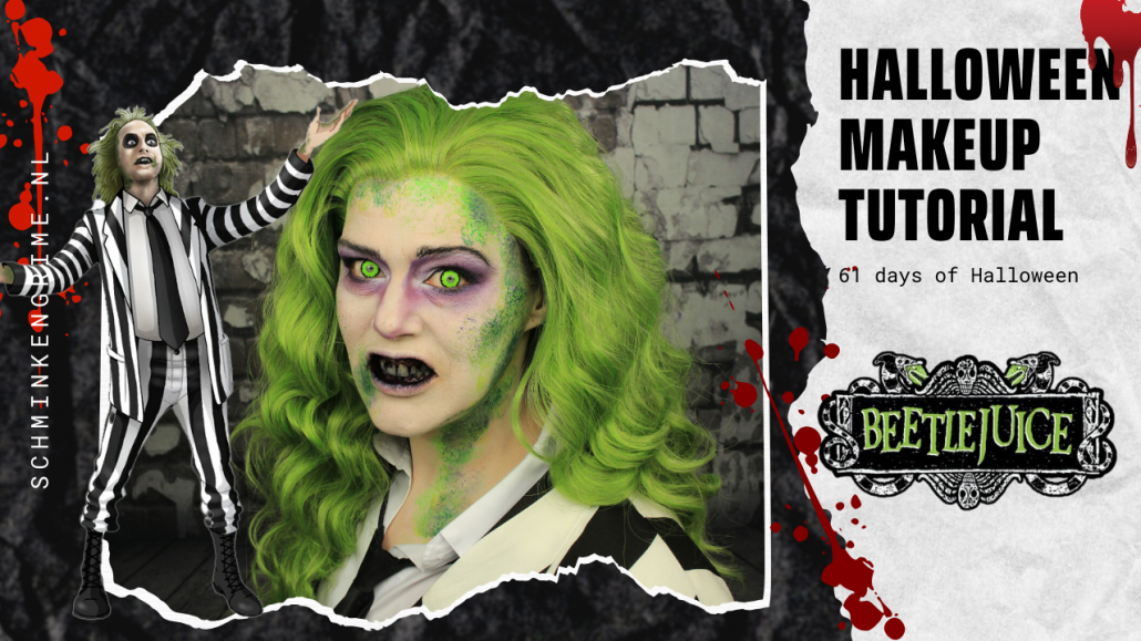 Beetlejuice Makeup