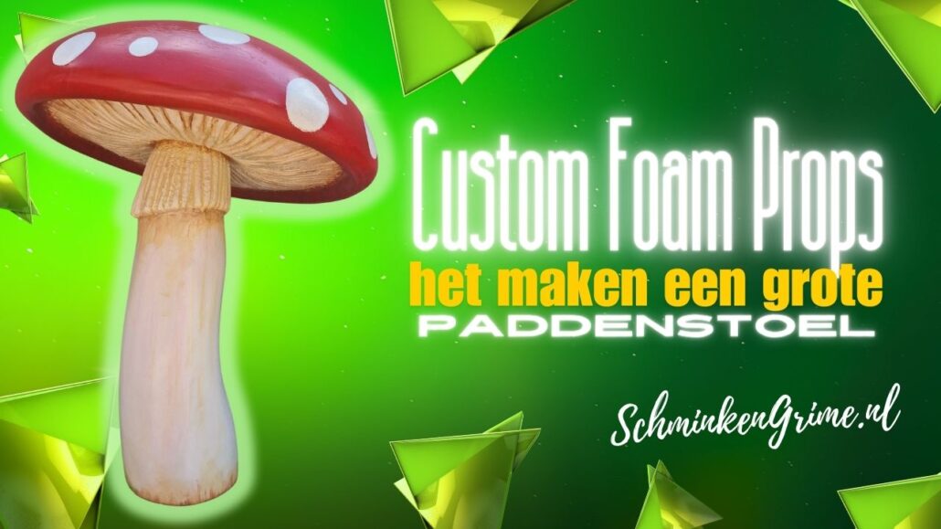 Custom Styrofoam Prop: Het maken een grote Paddenstoel