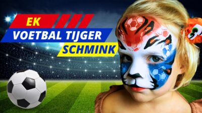 Blog Maak indruk met een EK Voetbal Tijger Schminkdesign!