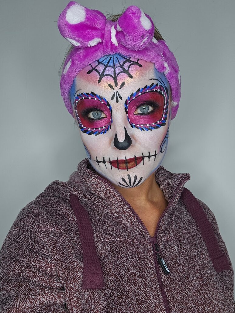 Creëer een unieke Sugarskull look voor Dia de los Muertos: Stap voor stap tutorial 14