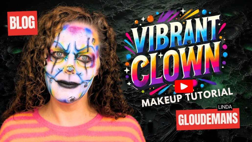 Vibrant Clown Halloween Makeup Tutorial Airbrush Techniques with ProAiir