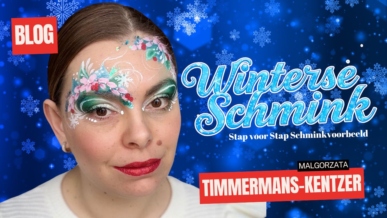 Winterse Schmink Tutorial: Creëer Een Feestelijk Design Stap-voor-Stap