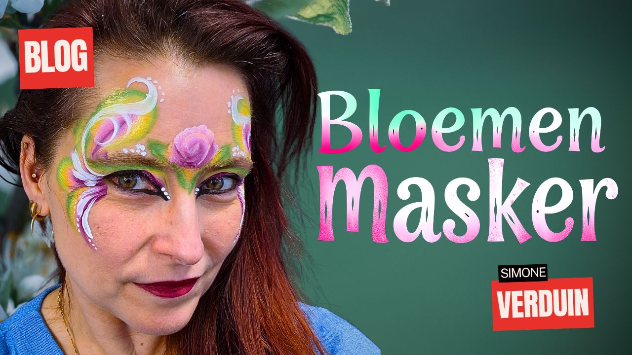 Bloemen Masker Schminken – Maak Een Prachtig Bloemendesign in Een Handomdraai!