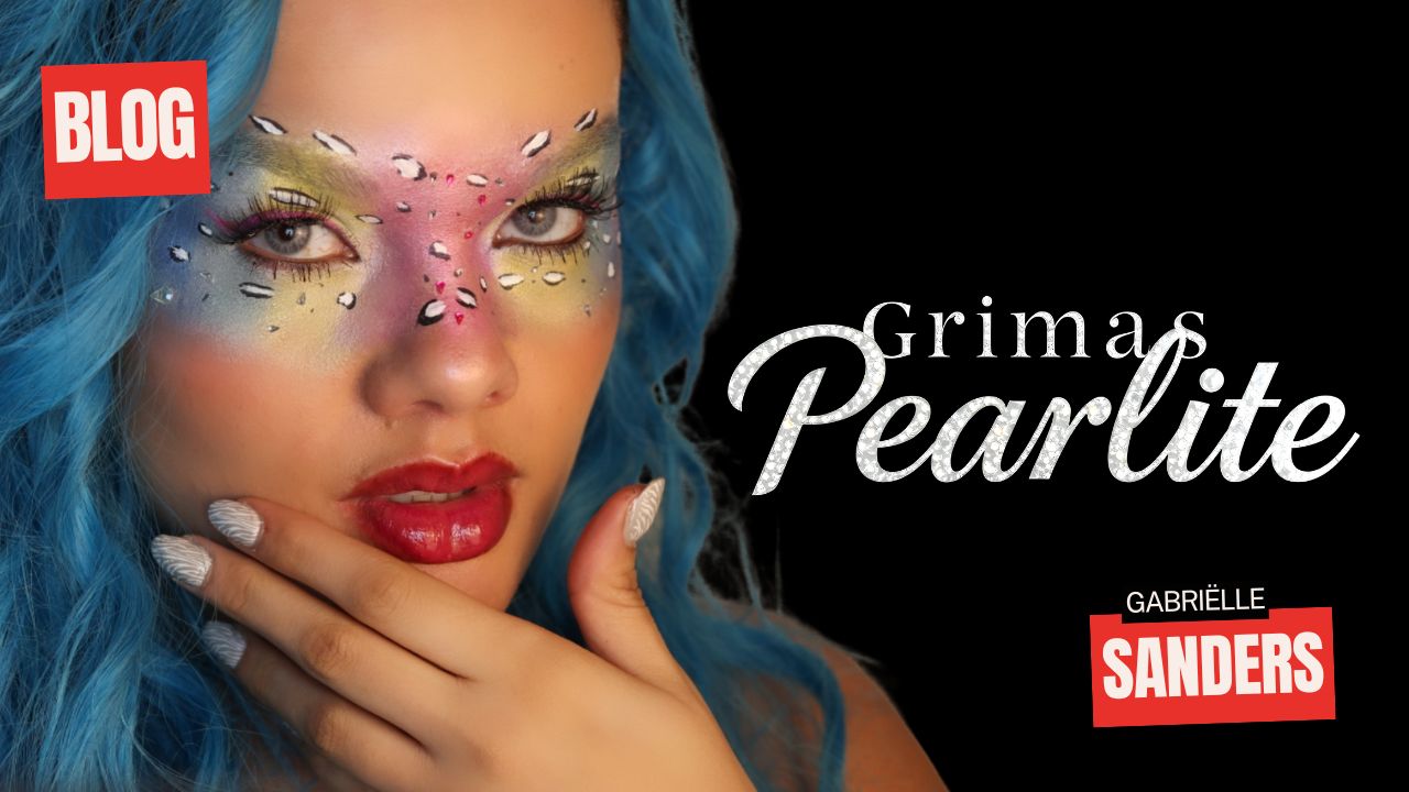 Carnaval Schmink Voorbeeld: Stralend Feest met Grimas Pearlite!