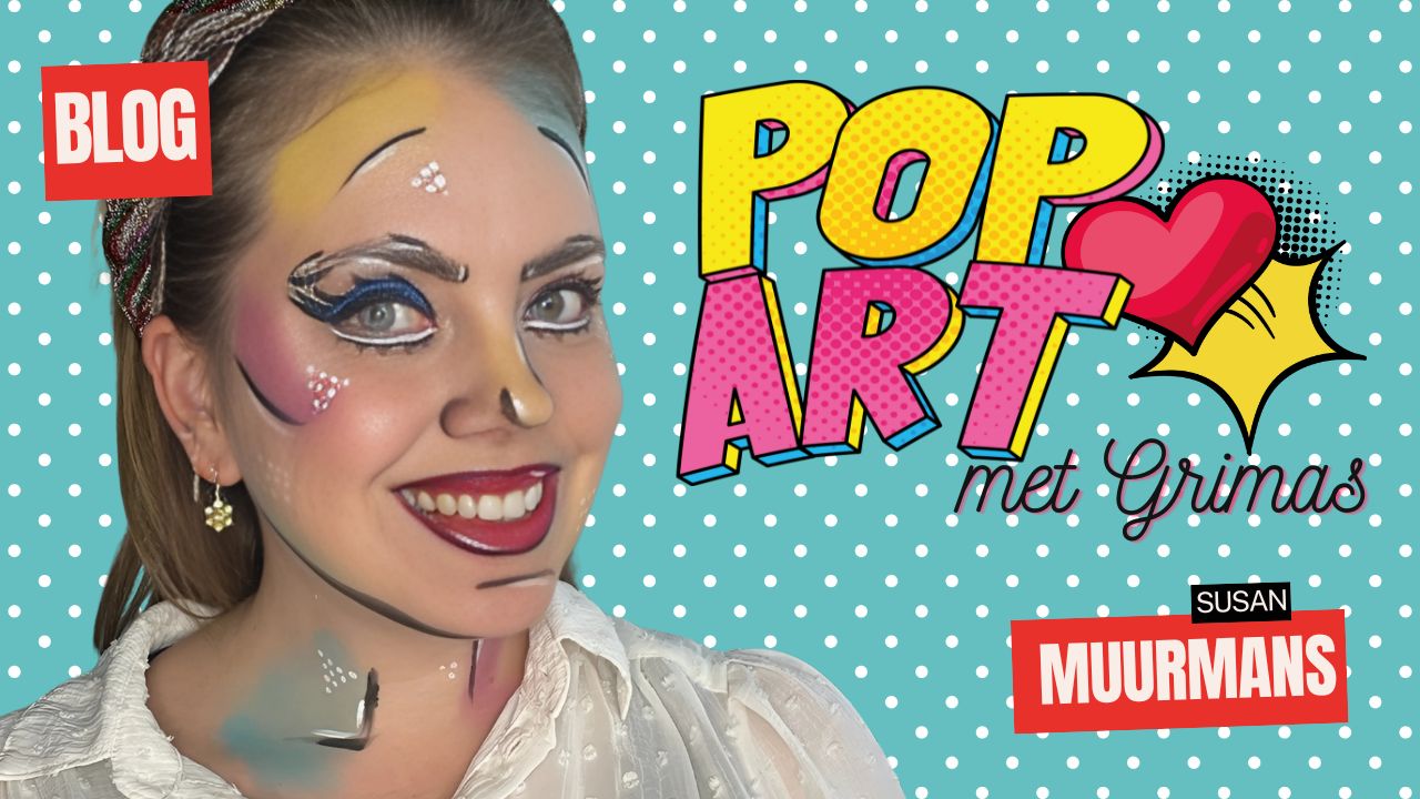 Pop Art Make-up met Grimas Schmink