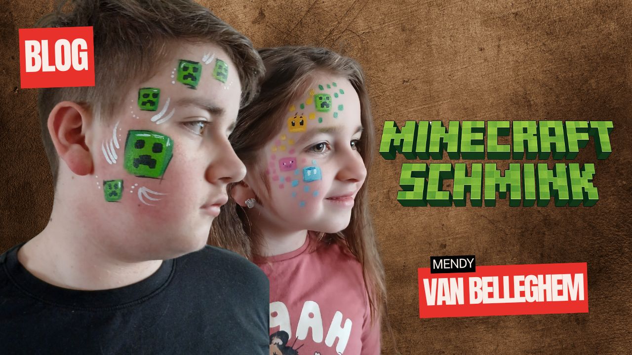 Minecraft schmink: Twee makkelijke ideeën om zelf te maken!