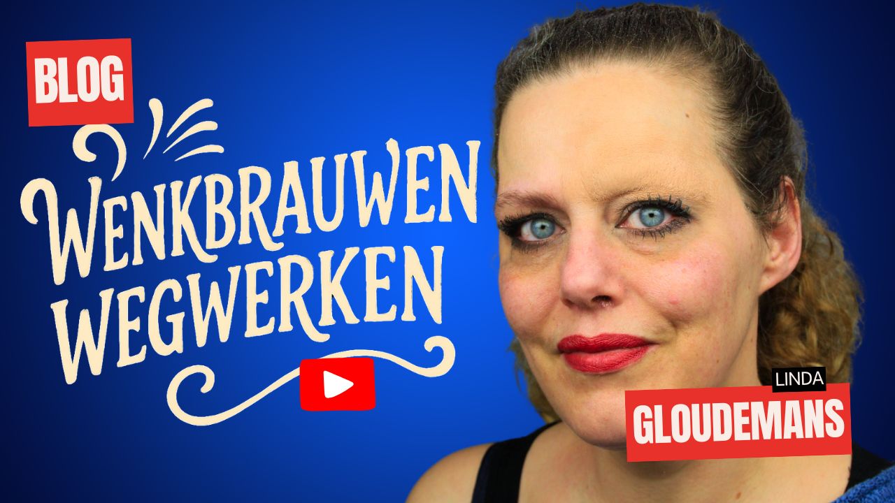Wenkbrauwen wegwerken met wax, Pros-Aide of lijm – tutorial afbeelding van SchminkenGrime.nl