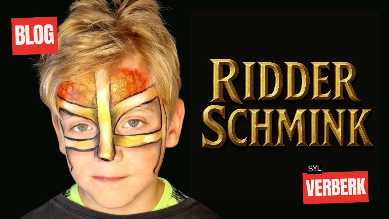 Ridder Schmink voorbeeld door Syl Verberk, stap voor stap uitgelegd, verkrijgbaar bij SchminkenGrime.nl