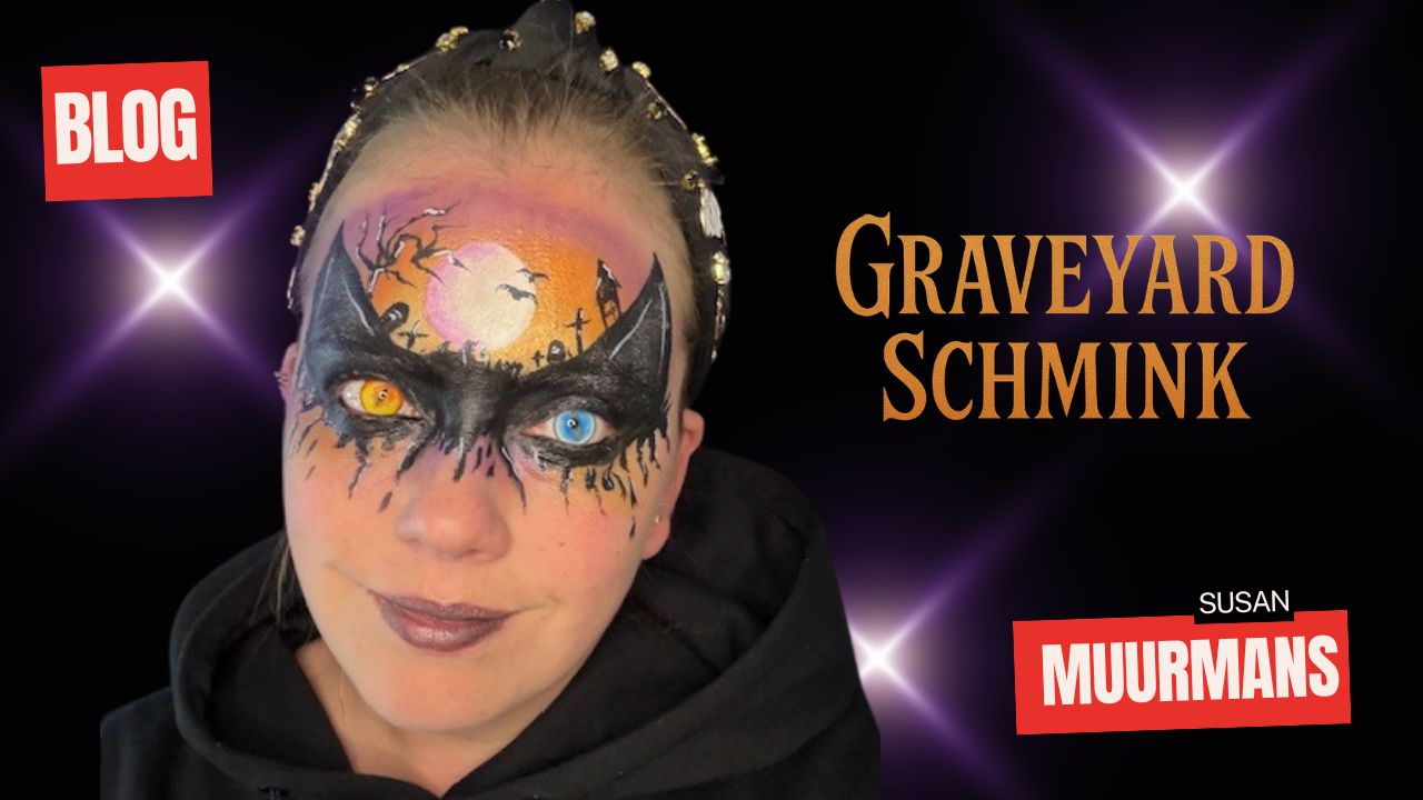 Graveyard schmink Halloween look door Susan Muurmans – blogvoorbeeld van SchminkenGrime.nl