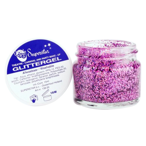Superstar Glittergel Lavendel (15ml)