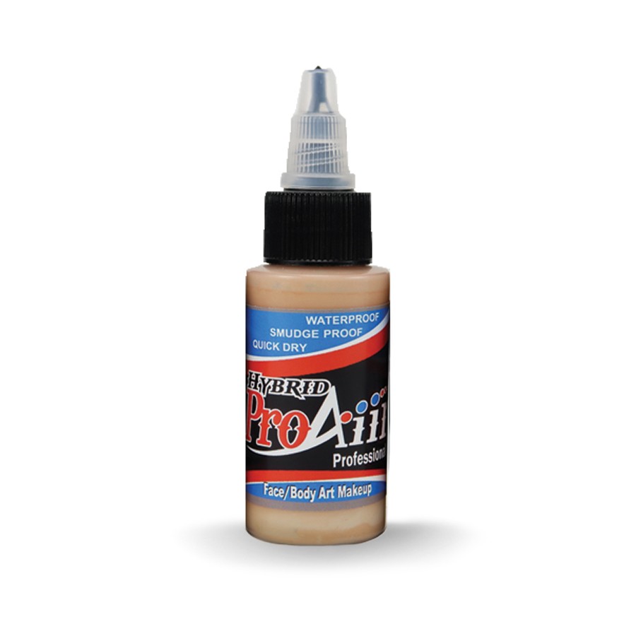 ProAiir Hybrid Skin Tone 20 30ml fles met natuurlijke huidkleur schmink, geschikt voor medium huidtinten of schaduw, verkrijgbaar bij SchminkenGrime.nl