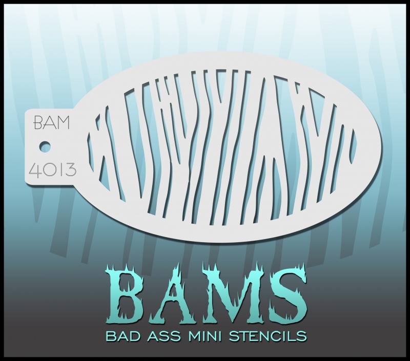 Bad Ass Mini Stencil 4013