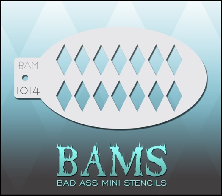 Bad Ass Mini Stencil 1014