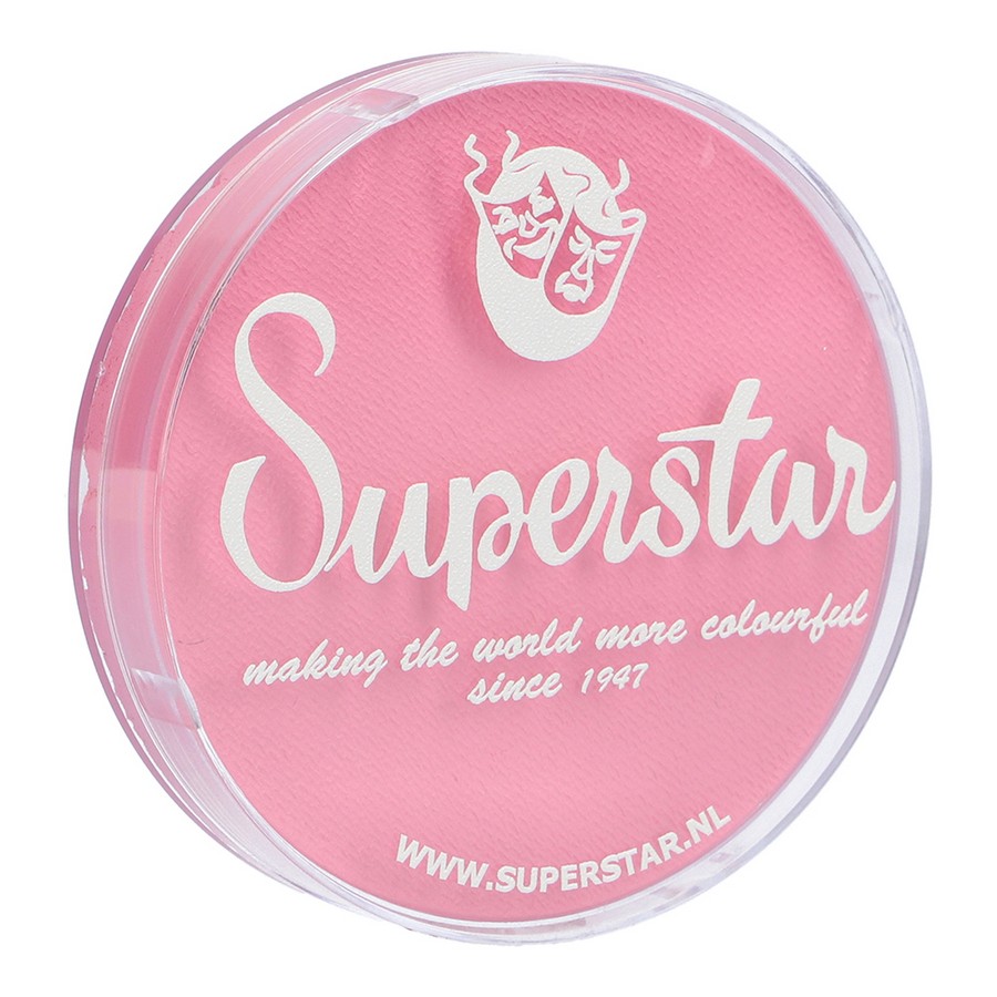 Roze Superstar Schmink Princess Pink – verkrijgbaar bij SchminkenGrime.nl Superstar Schmink Princess Pink in heldere roze tint, verkrijgbaar bij SchminkenGrime.nl
