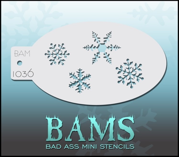 Bad Ass Mini Stencil 1036