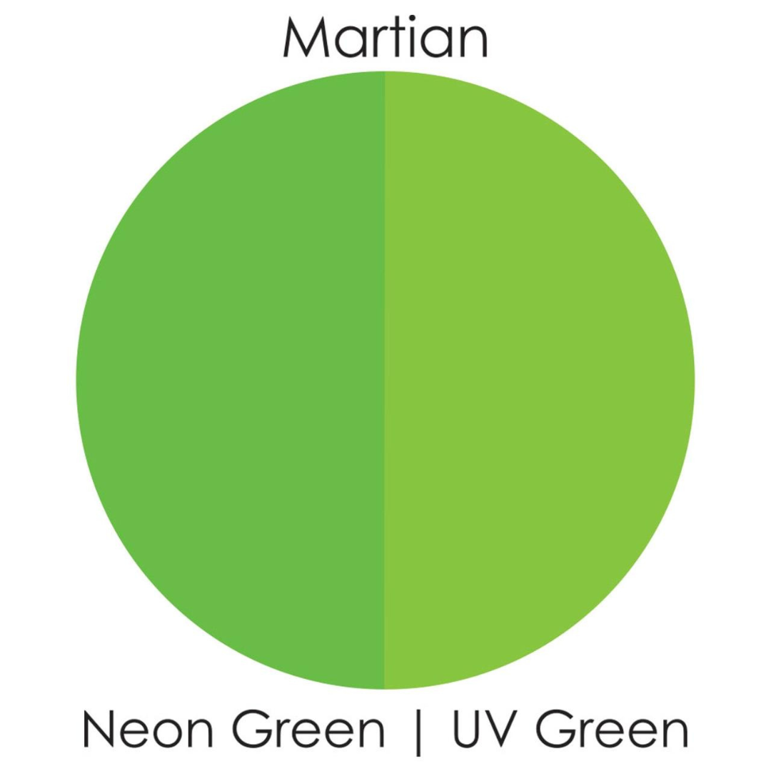 Mehron Paradise Makeup Neon UV Glow Martian, Green (40 gram)