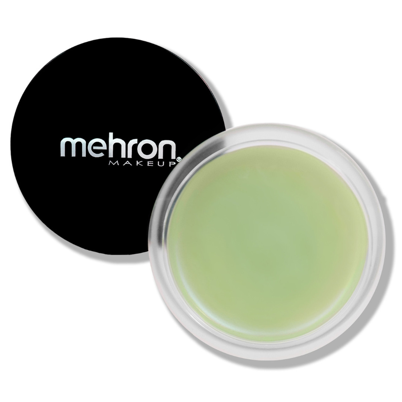 Mehron Makeup Remover Balm – groene balsem voor zachte make-up reiniging Open potje Mehron Blank Canvas Makeup Remover Balm met groene balsem zichtbaar.